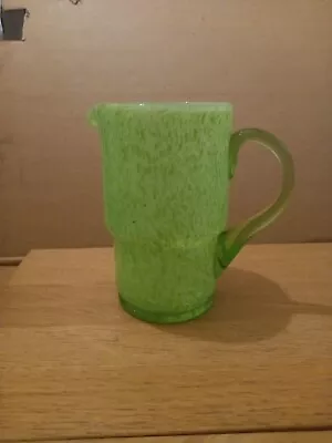 Buy Vintage Green Glass Jug • 10£