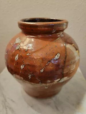 Buy Vintage Ceramic Vase Red Cinnabar Glaze Jar Handmade Signed Art Pottery Designer • 33.73£