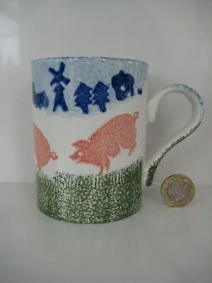 Buy Price Kensington Sponeware Pig Windmill Norfolk Design Tea Coffee Mug England • 14.99£
