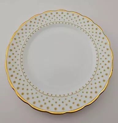 Buy Vintage Royal Chelsea Golden Snowflakes  6¼   Side Biscuit Plate C1943 • 10£