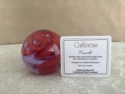 Buy Caithness Glass Unlimited Edition ‘Crucible’ Paperweight • 20£