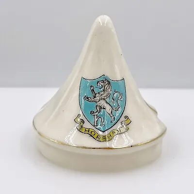 Buy Vintage Arcadian Crested China Model Of Tent - Camping Out - Horsham Crest • 14£