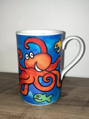 Buy Dunoon  Snappers  Mug  Octopus And Starfish By Jane Brookshaw-FREE P&P • 8.99£
