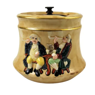 Buy Royal Winton Grimwades Large Tobacco Jar Lidded Hand Painted • 45£