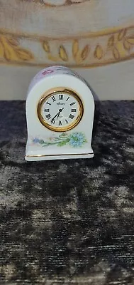 Buy Aynsley Fine Bone China Little Sweetheart Miniature Clock (Battery Removed) • 0.99£