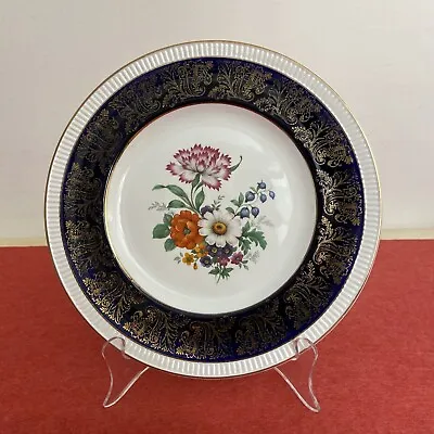 Buy Vintage Solian Ware Dinner Serving Plate W Floral Bouquet Pattern Gold Trim Art • 27.88£