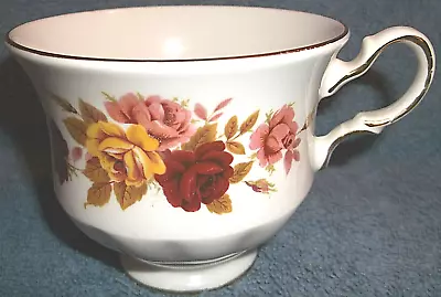 Buy Queen Anne Bone China Tea Cup Roses #8638 Floral - Made In England - Nice • 23.97£