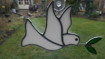 Buy Stained Glass Dove Bird Suncatcher Or Wall Mount.  • 17£