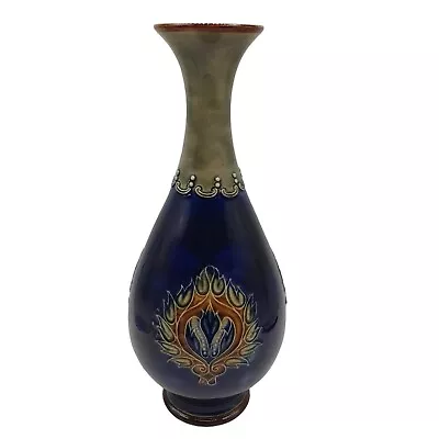 Buy Royal Doulton Lambeth Stoneware Vase Lily Partington Early 20thC • 5.50£