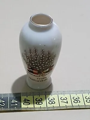 Buy Crested Ware, Arcadian China,  Vase, Lucky White Heather Milford On Sea (G2D15) • 10£