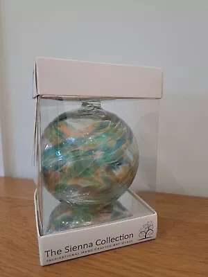 Buy Sienna Collection Hand Crafted Art Glass Bauble August • 9.50£