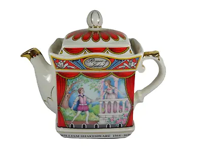 Buy Sadler China Shakespeare Romeo And Juliet Tea Pot Staffordshire England Vintage • 56.89£