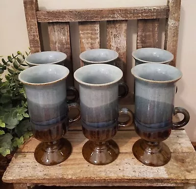 Buy Otagiri Japan 6 Stoneware Tall Footed Irish Handcrafted Glazed Coffee Mugs Cups • 29.73£