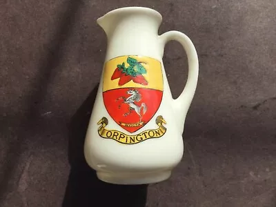 Buy Arcadian Crested China Of Orpington On A 70mm High Jug • 3.99£