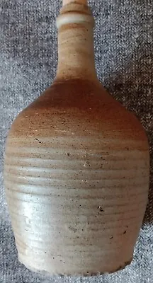 Buy Wood Fired Soda Glazed Vintage Studio Pottery Stoneware Flagon • 12.99£