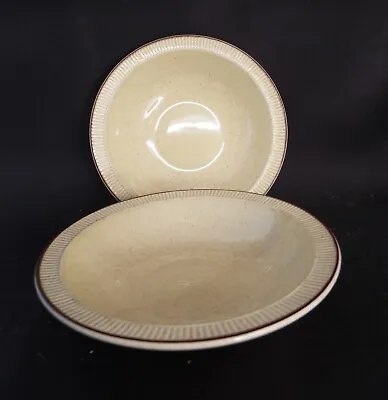 Buy Set Of 5 Vintage Poole Pottery Cereal Bowls - Broadstone Pattern • 37.99£