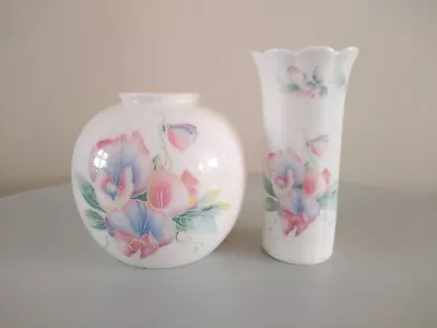 Buy Aynsley Little Sweetheart Jar & Vase English Bone China Collectors Vintage • 3.99£