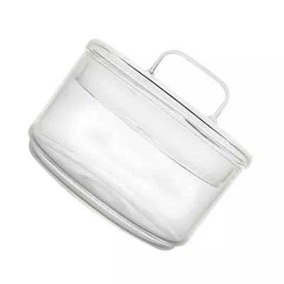 Buy Clear Glass Bowls With Lid - Set Of 1 • 14.65£
