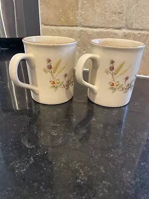 Buy Marks And Spencer M&s Harvest 2 Mugs - Exc Condition • 2£