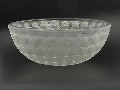 Buy R. Lalique French Art Glass Nemours Bowl C.1930 • 515£