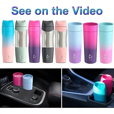 Buy Travel Mug For Hot Cold Drink Insulated Coffee Flask Cup Reusable Thermal • 14.99£