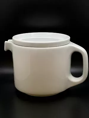 Buy Vintage Thomas Rosenthal Retro MCM White Porcelain Teapot Lg 5c Made In Germany • 70.87£