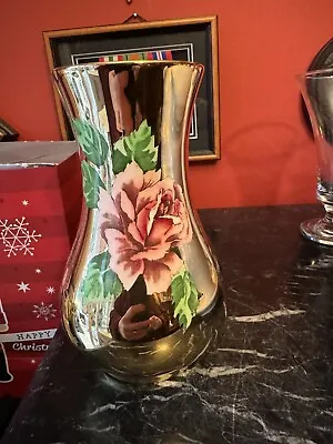 Buy Lovely Vintage Royal Winton Gold Vase • 15£