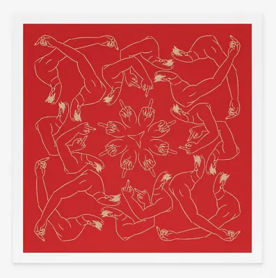 Buy Ai Weiwei - Middle Finger Red - Signed & Low Number - Limited Edition Print • 845£