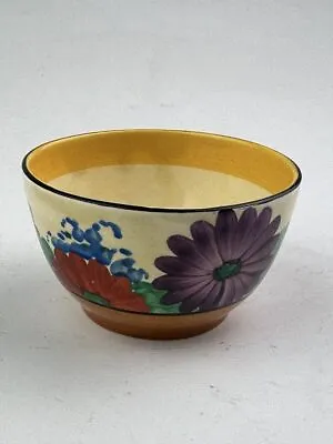 Buy Clarice Cliff GAYDAY Pattern Tankard Shape Sugar Bowl. Circa 1932. Art Deco. • 135£