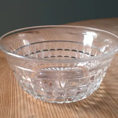Buy Sowerby Ellison Art Deco Clear Pressed Hobnail Glass Sugar Bowl Marked 1927 14cm • 6£
