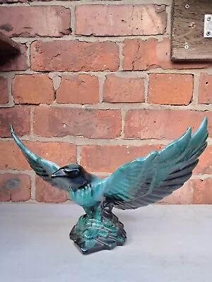 Buy Large Vintage Blue Mountain Pottery Flying Eagle / Bird Green / Blue Glaze • 22£