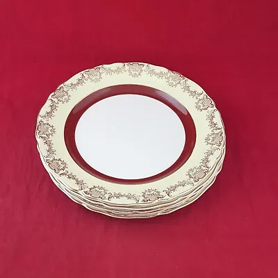 Buy Mid Winter Burslem Porcelain Set Of Five 10  Dinner Plates - 8435 O/A • 35£