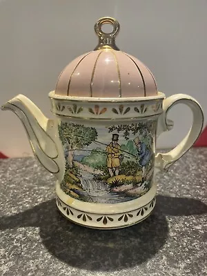 Buy Antique English Porcelain Teapot Sadlers 18th Century • 60£