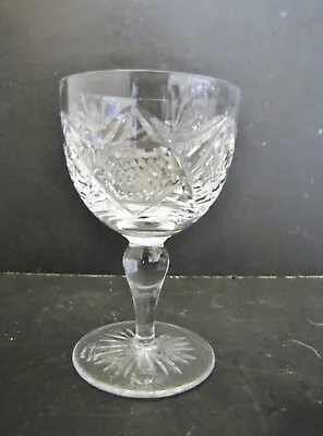 Buy Edinburgh Crystal * EDI45 Pattern* Small Wide White Wine / Sherry / Port Glasses • 7.50£