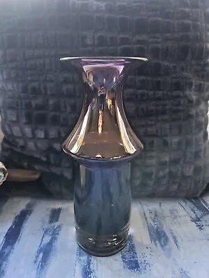 Buy Vintage 1960 S Riihimaki Purple Glass Vase By Tamara Aladin Finland • 41.72£