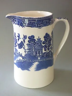 Buy Vintage Old Willow Pitcher Jug - 1.75 Pint - Blue Willow - Watertight • 20£