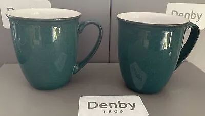 Buy 2 Denby Greenwich Flared Mugs • 15.99£