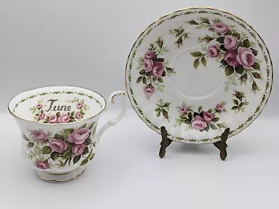 Buy Royal Albert Flower Of The Month June Roses -  Teacup & Saucer Set  • 15.95£