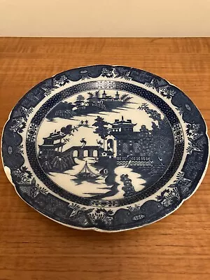 Buy Vintage ‘Leeds Pottery’ Blue Willow Plate • 2£