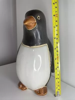 Buy Mid Century Modern Studio Pottery LARGE Ceramic Penguin BIRD FIGURINE STATUE • 99£