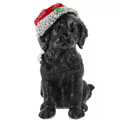 Buy  Dog Statue Decor Little Modeling Sculptures Christmas Ornaments Office • 13.95£
