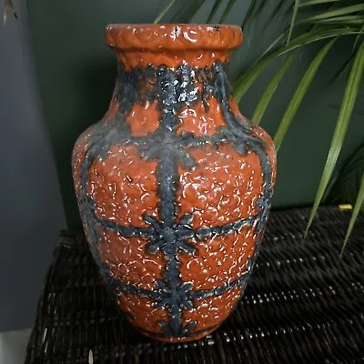 Buy Vintage Bay Keramik Fat Lava Pottery Vase Mid Century Modern West Germany • 30£