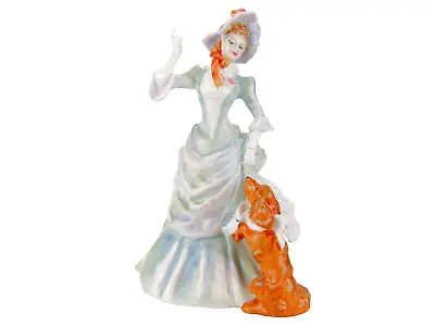 Buy Royal Doulton Figurine Loyal Friend HN3358 Bone China Lady Figure 1990 • 39.99£
