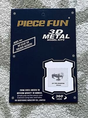 Buy Star Wars | Piece Fun | DIY Miniature 3D Metal Model DV Tie Fighter Kit No Glue • 9.95£