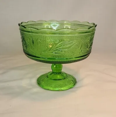 Buy Vintage M6000 Green Glass E. O Brody Co. Bowl Cleveland OH USA 5.5”x 6.5” EUC • 19.21£