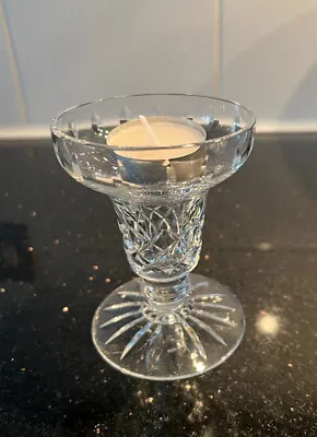 Buy Vintage Cut Crystal Style Glass Candle Holder Candlestick • 8.95£