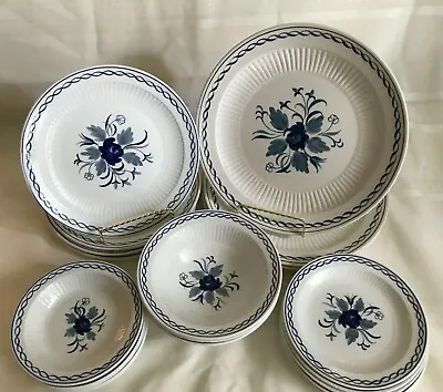 Buy ADAMS CHINA CO. ~  BALTIC  BLUE ~ DINNERWARE ~ YOU CHOOSE 1 Or ALL ~ 1+ SHIP    • 26.38£