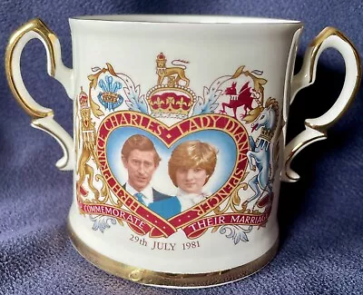 Buy Charles & Diana Wedding.  Loving Cup. Stratford Fine Bone China. 1981. • 2.99£