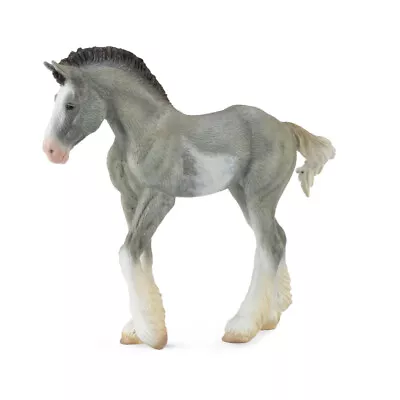 Buy CollectA Clydesdale Foal Black Sabino Roan • 7.29£