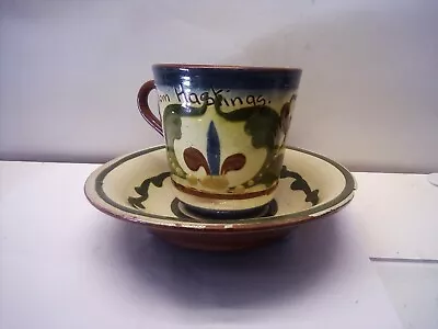 Buy Hastings Plymouth Gas Fired Pottery  Scandy   Cup & Saucer 13 Cm • 10£